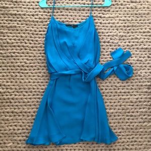 Jay Godfrey Silk Blue Dress